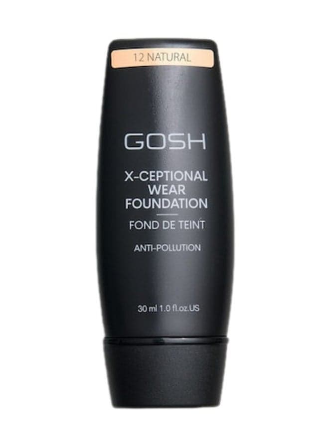 X-Ceptional Wear Foundation 12 Natural - Flawless Radiance - Image 1