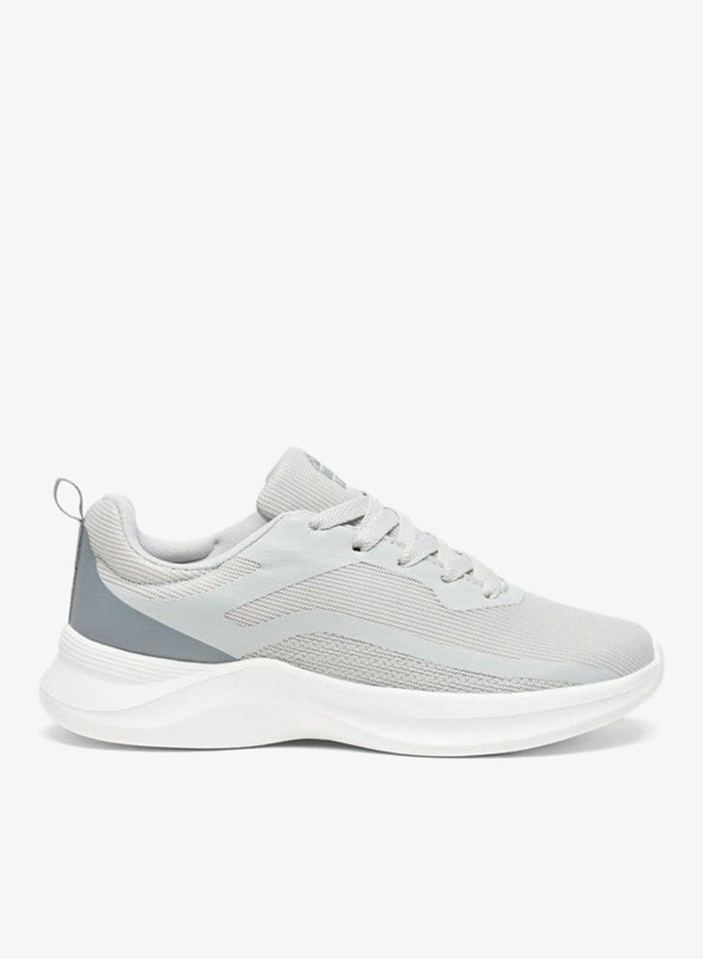 Elegant Textured Lace-Up Sports Shoes Sx20230063Wgrey - Image 1