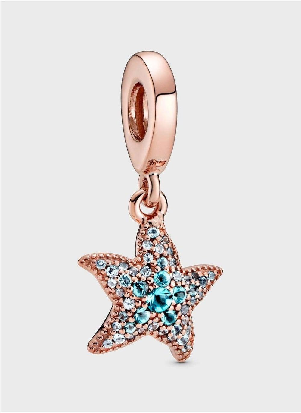 PANDORA Ocean Elegance: Sparkling Starfish Dangle Charm - Image 1