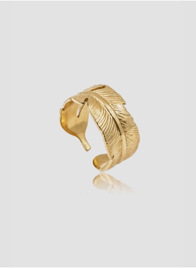 Lady Mauve AURA 2011 Feather Design Adjustable Ring - Image 1