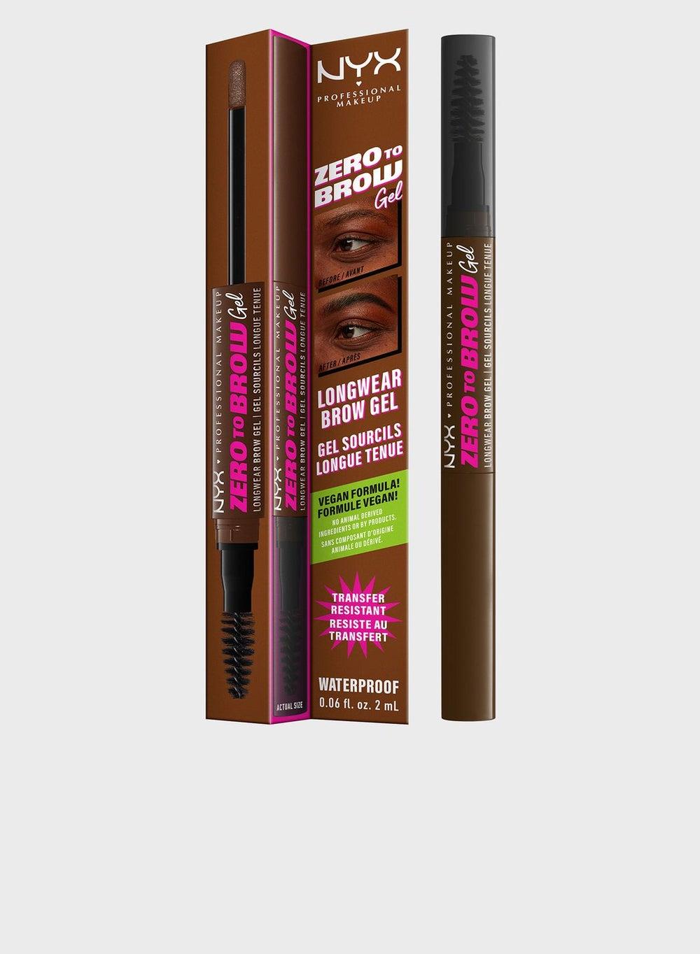 Zero To Brow Longwear Brow Gel - Chocolate - Image 1