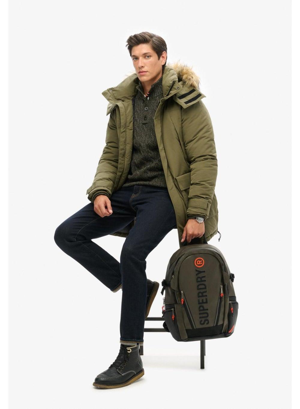 Superdry Tarp Emb Embroidered Rucksack: Stylish Utility - Image 1