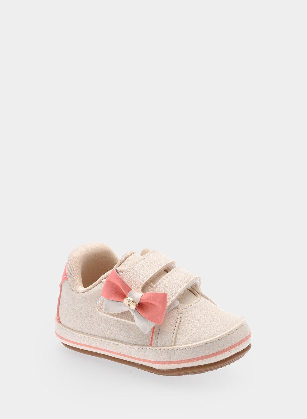 KLIN Sapato Algodao Doce Off White/Coraline Girls' Loafers - Image 1