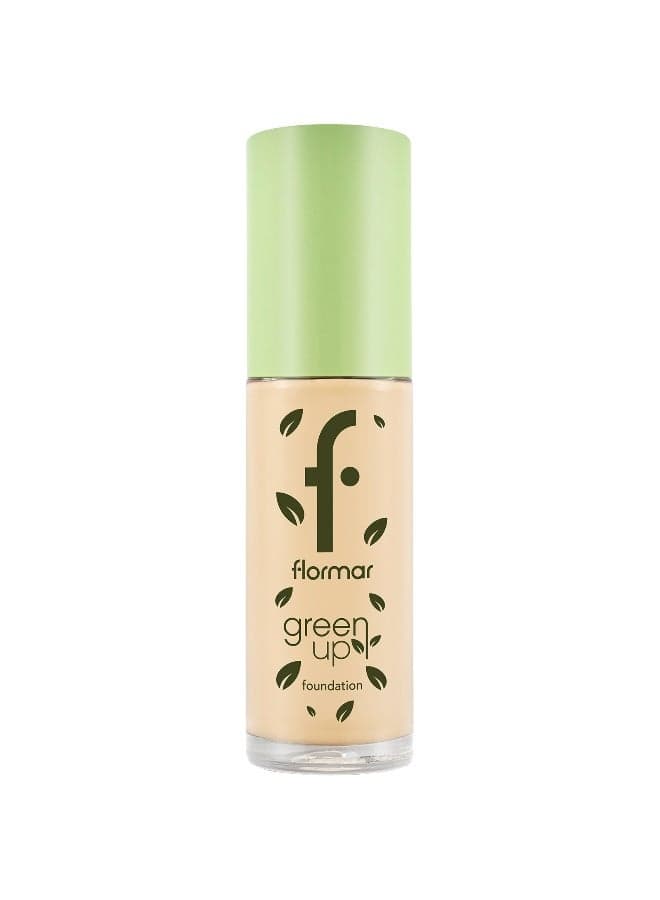 Green Up 030 Light Beige - Luxurious Natural Foundation - Image 1
