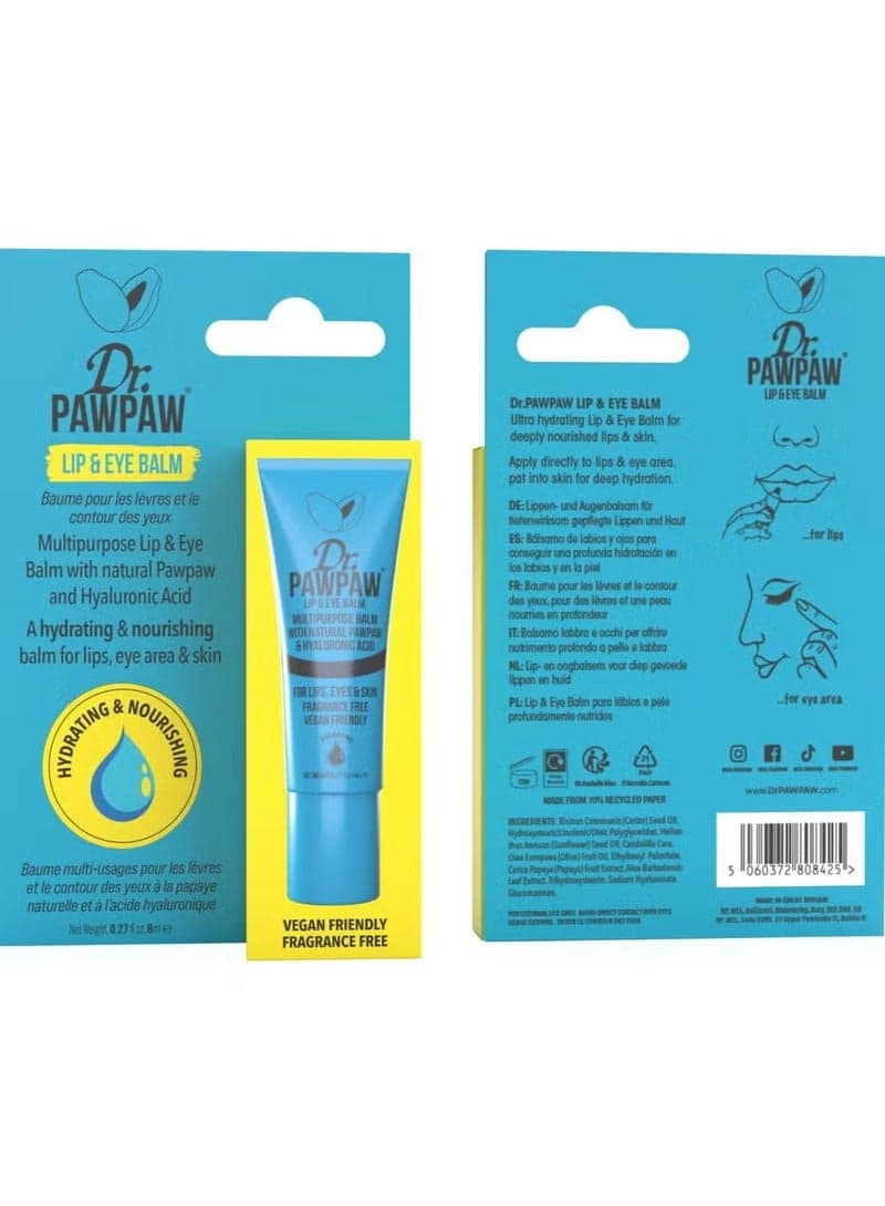 Dr Paw Paw Hydrating Lip & Eye Balm 8ML - Blue - Image 1