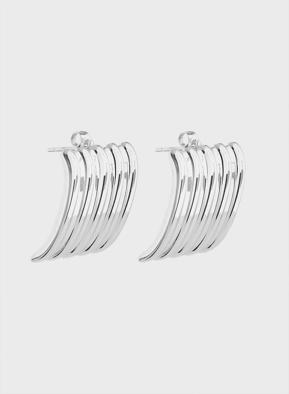 Staurtz Striped Elegance Earrings for Women - Image 1