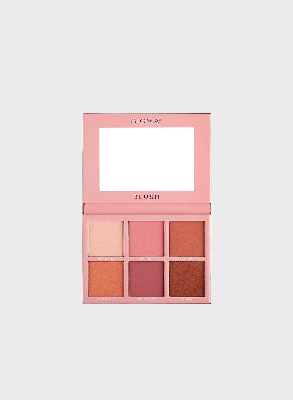 Radiant Cheek Blush Palette – 6 Versatile Shades - Image 1