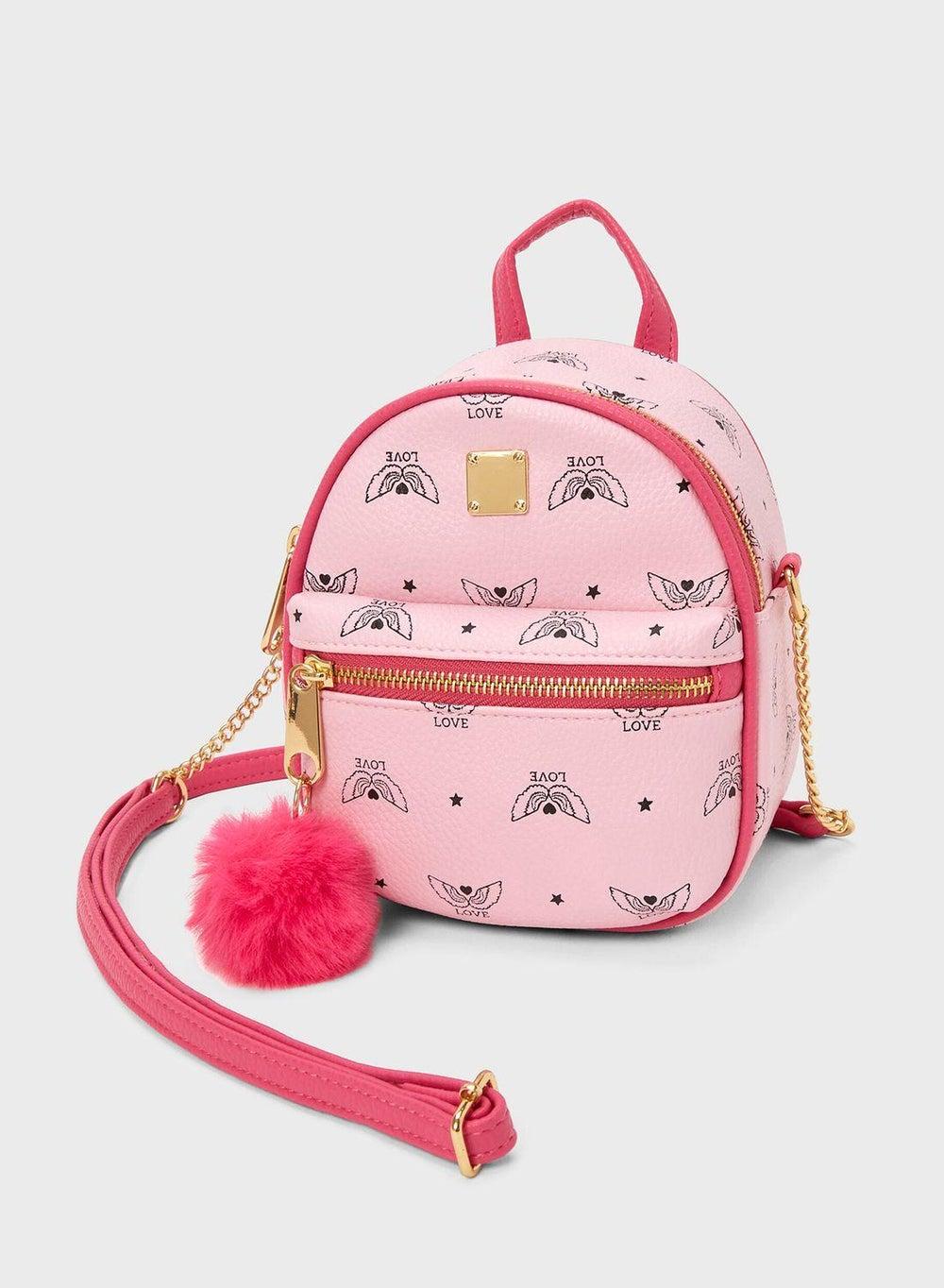 Claire's Angel Wings Backpack: Chic Lightweight Design - Image 1