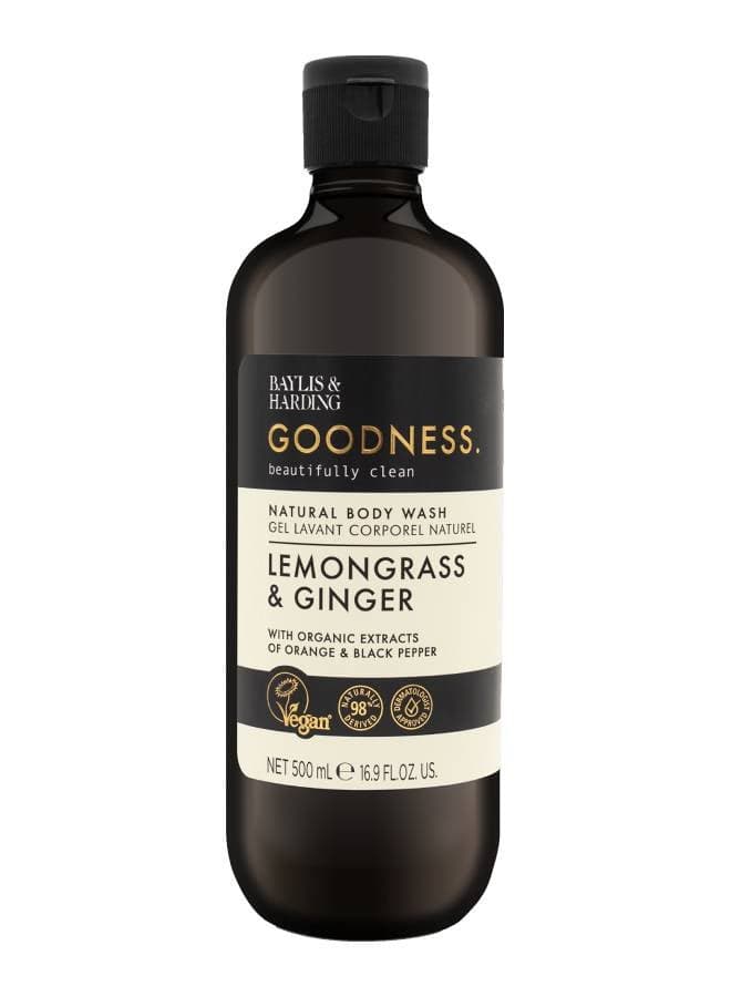 Baylis & Harding Lemongrass & Ginger Essence Body Wash 500ml - Image 1