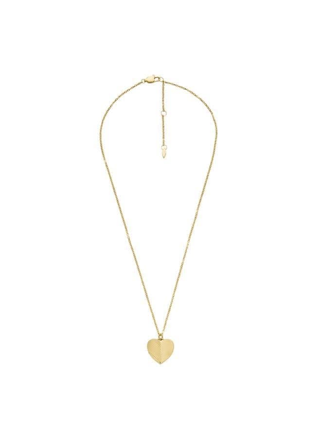 FOSSIL Jf04652710 Harlow Hearts Gold-Tone Necklace - Image 1
