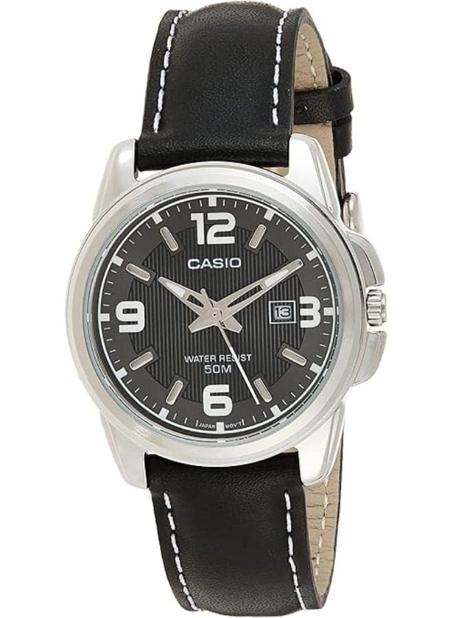 Casio LTP-1314L-8A Elegant Leather Women’s Watch - 33mm - Image 1