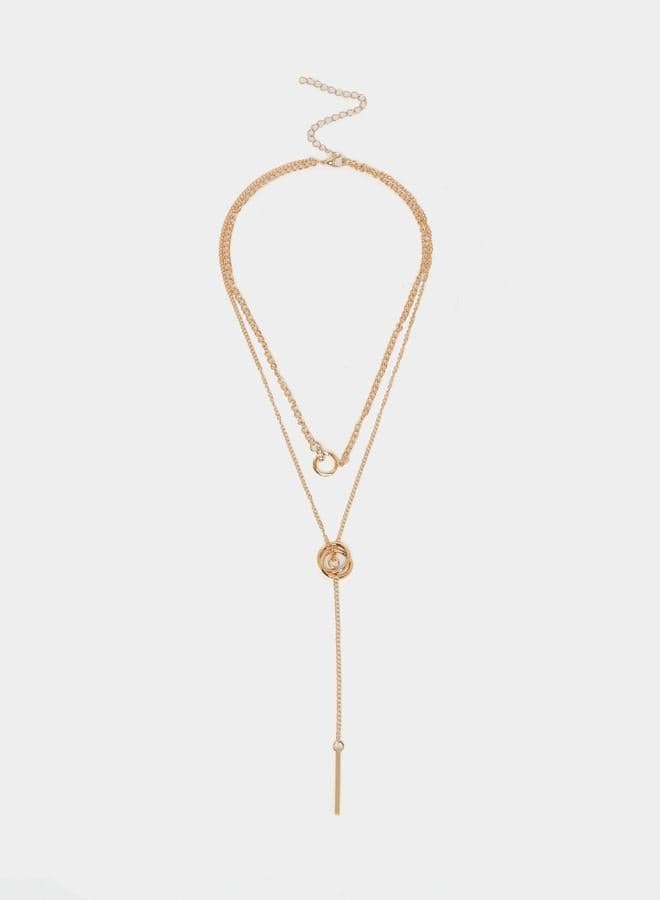 Elegant Styli Layered Lariat Necklace - Women's Collection - Image 1