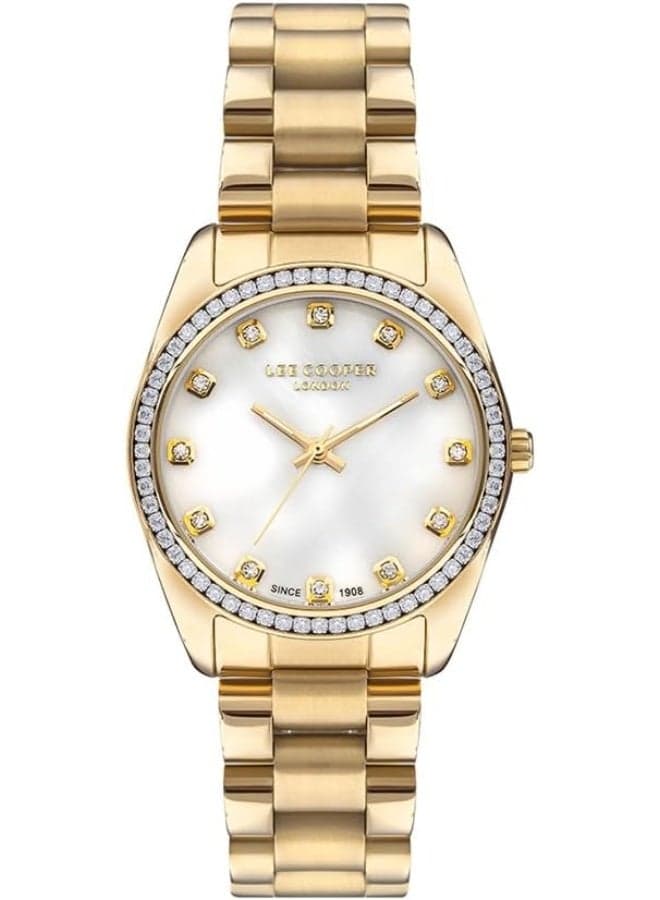 Lee Cooper Elegance LC07478.220 Women's 34mm Silver Analog Watch - Image 1