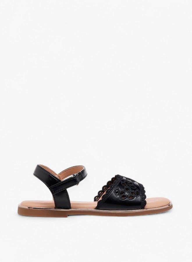 Elegant Lm25 13 Black Sandals with Chic Cutouts - Image 1