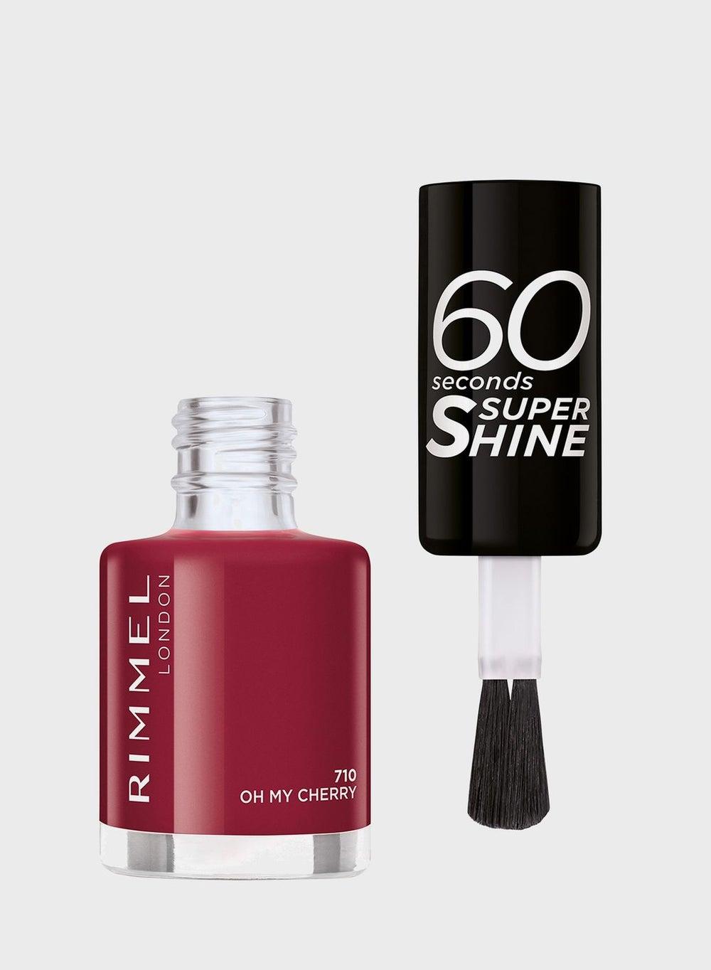 Rimmel 710 Oh My Cherry Super Shine 8ml – Dazzle on the Go - Image 1