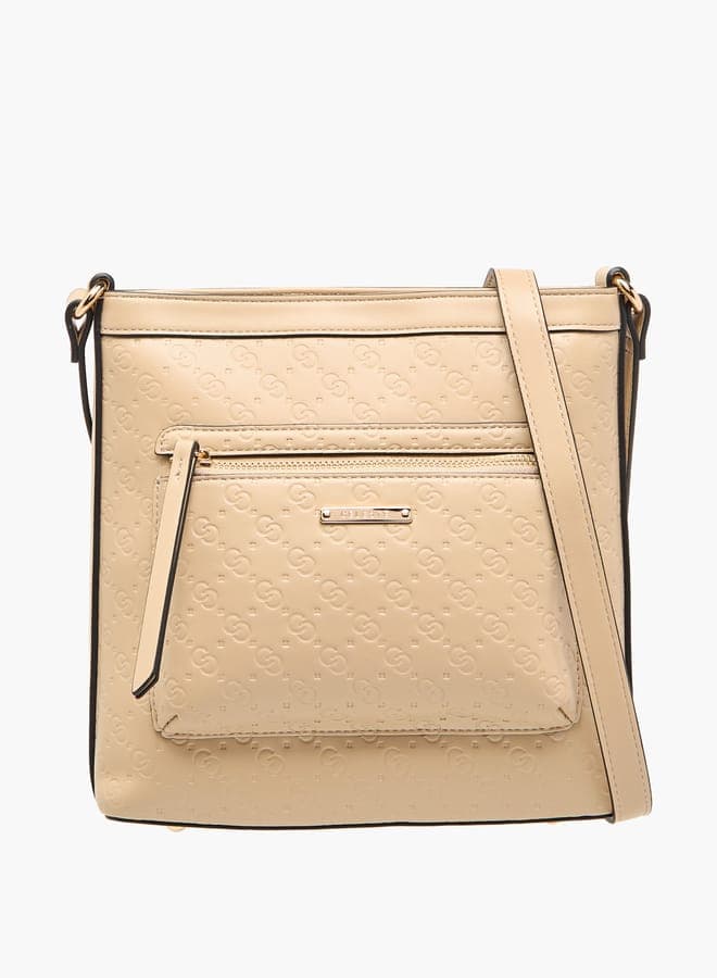Celeste Monogram Embossed Crossbody - Elegance on the Go - Image 1
