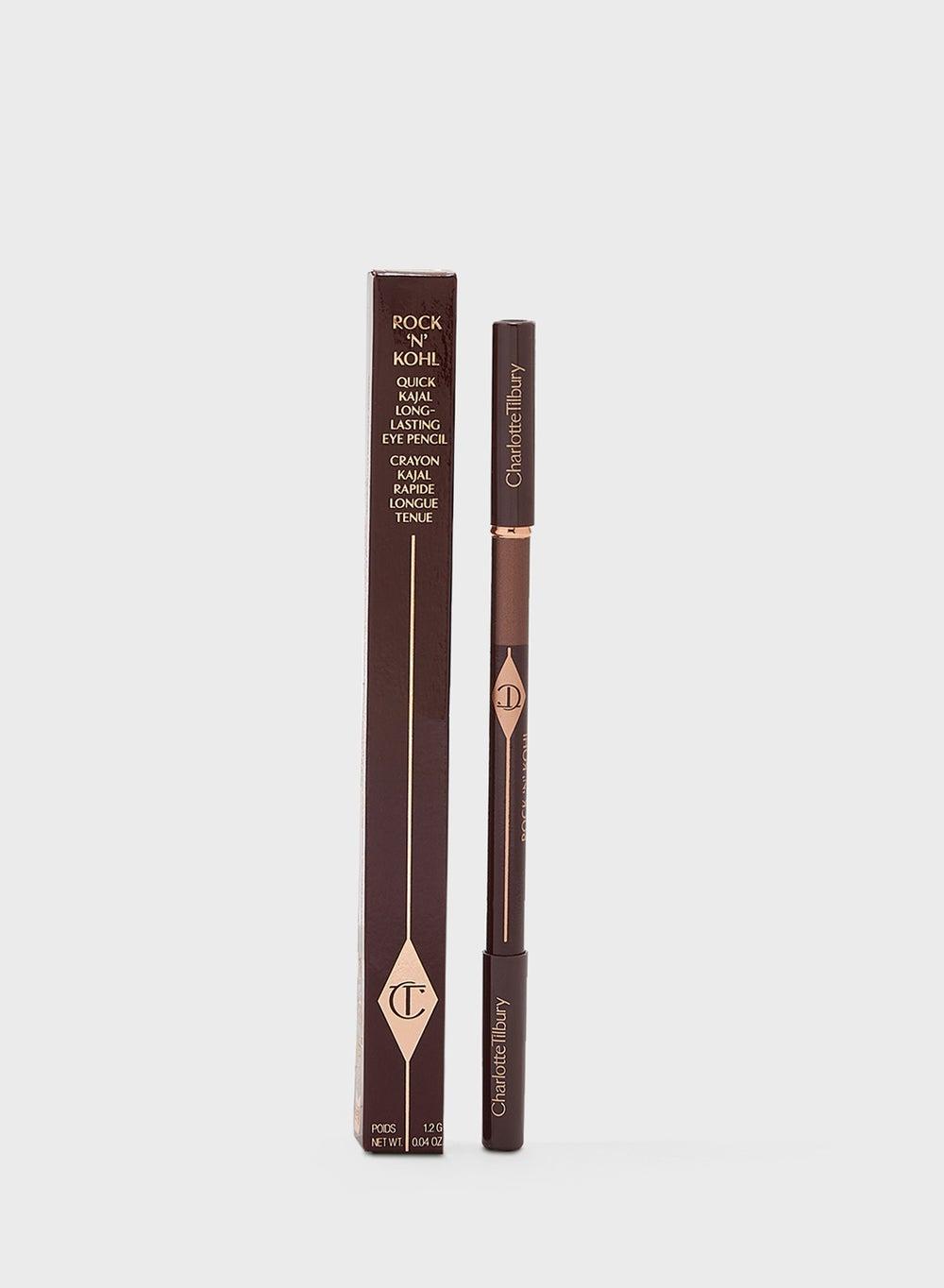 Smokey Bronze Metallic Eye Pencil - Long-lasting Glamour - Image 1