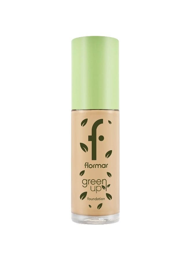 Flormar Green Up Foundation 060 Sand - Eco-Luxury Touch - Image 1