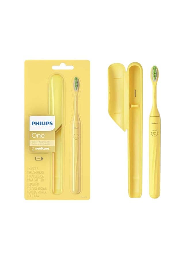PHILIPS SONICARE One - Mango Yellow Battery Toothbrush - Image 1