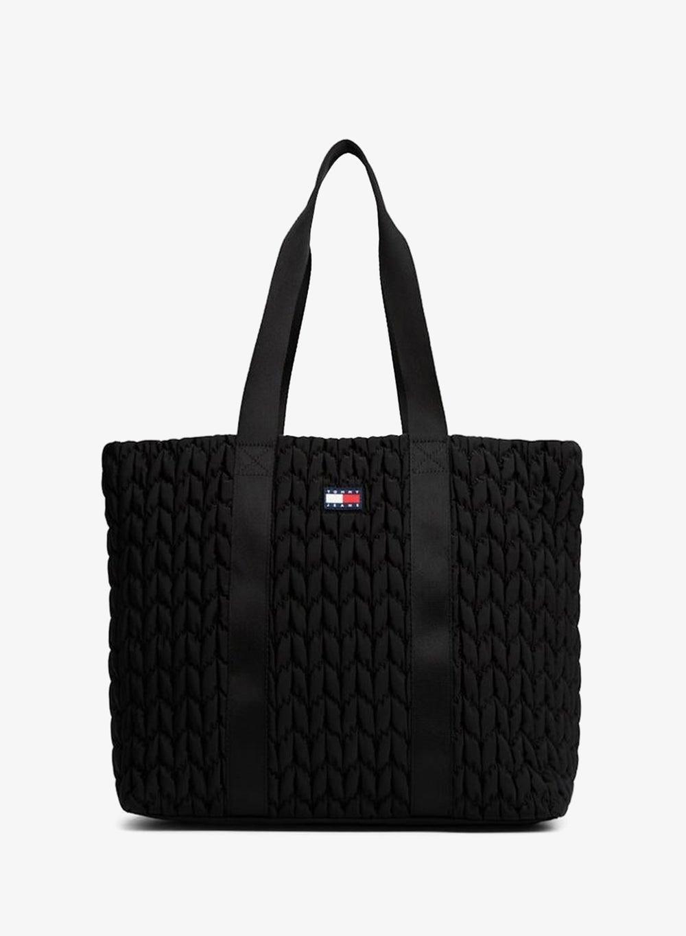 TOMMY JEANS Quilted Urban Tote - Chic City Style - Image 1