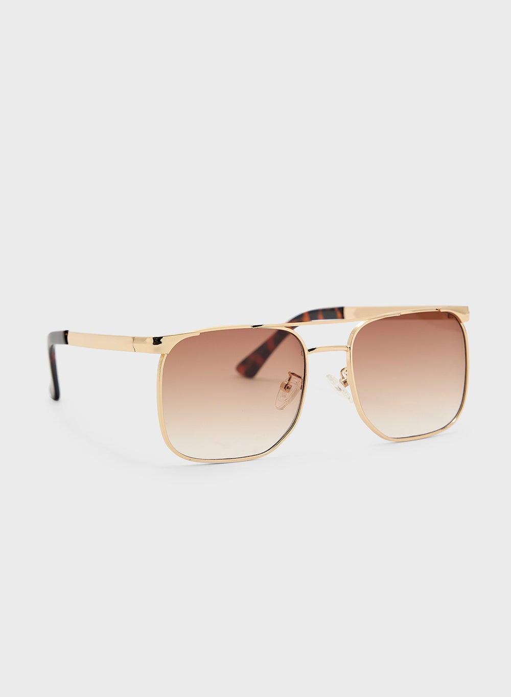Seventy Five Casual Aviator Sunglasses - Men's Square Frame - Image 1