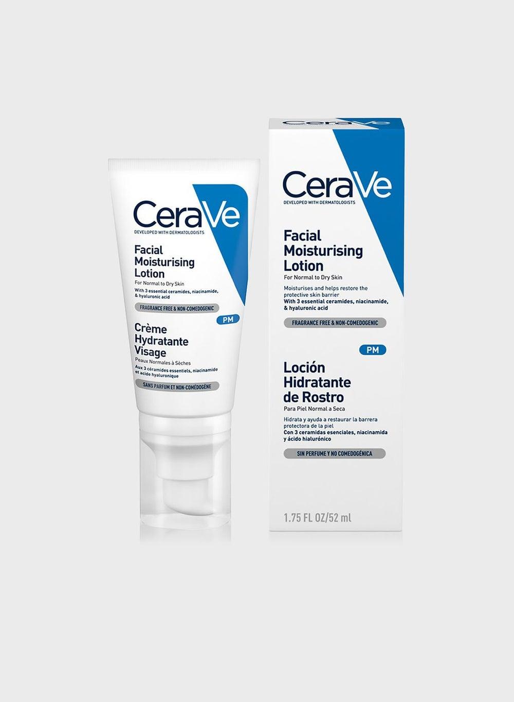 CeraVe PM Hydrating Night Cream with Hyaluronic Acid 52Ml - Image 1