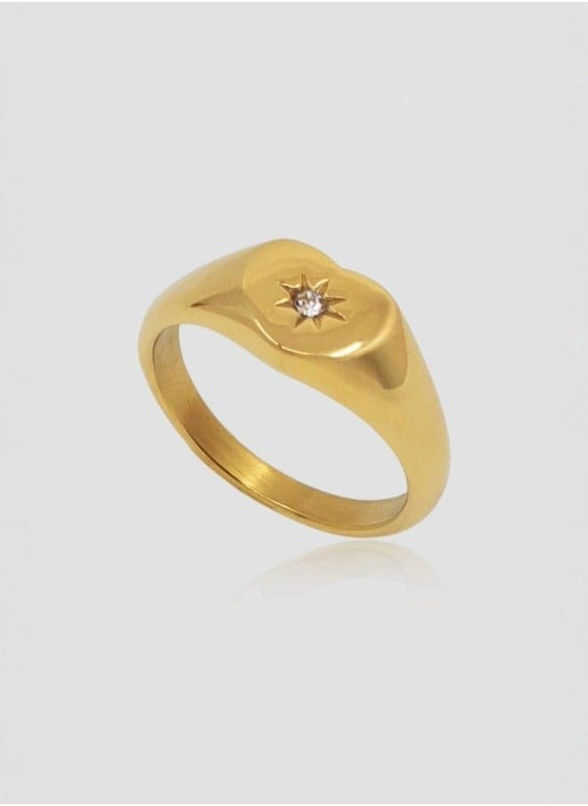 Lady Mauve Valentine - Elegant Gold-Plated Jewelry for Women - Image 1