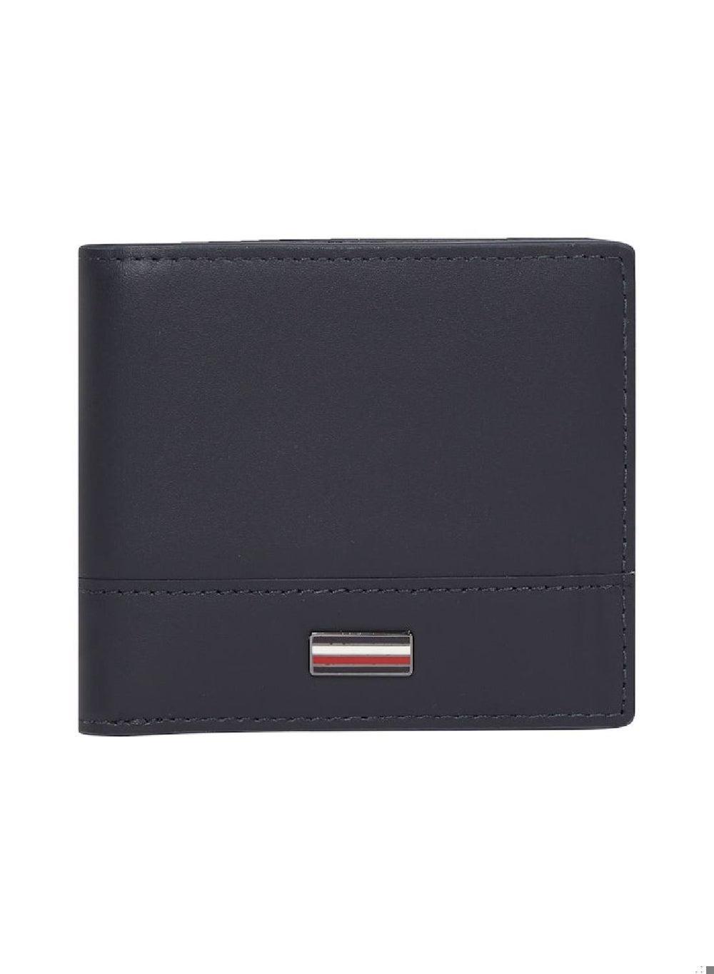 TOMMY HILFIGER Space Blue Corporate Bifold Leather Wallet - Image 1