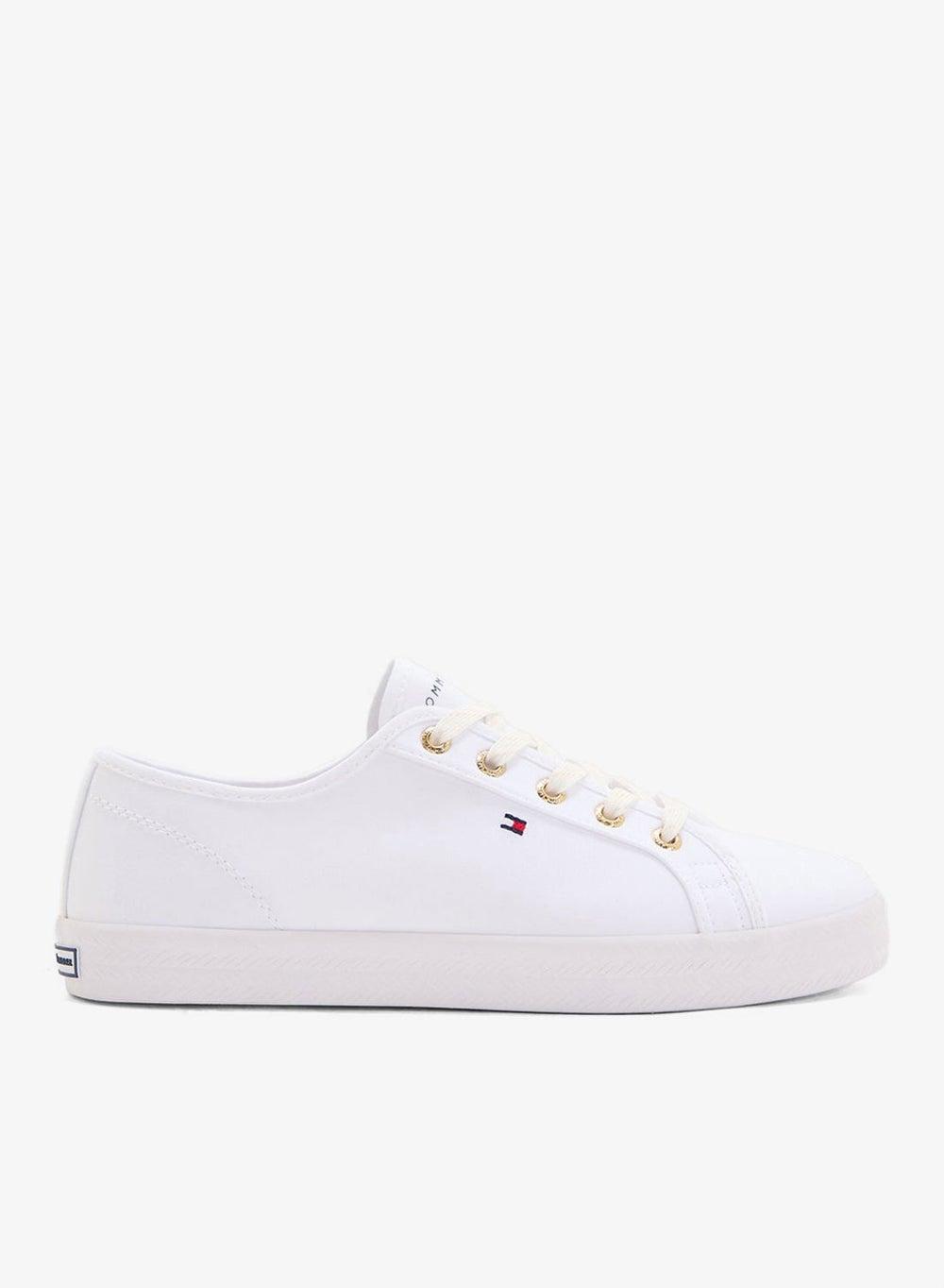Essential Nautical FW0FW06512YBS White Low Top Sneakers - Image 1