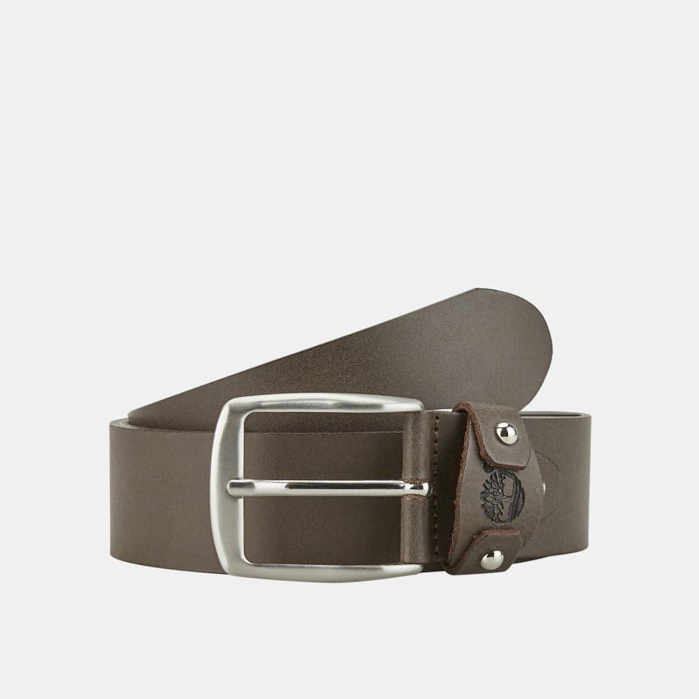 Timberland Classic Leather Belt - Elegant Men's Accessory - Image 1