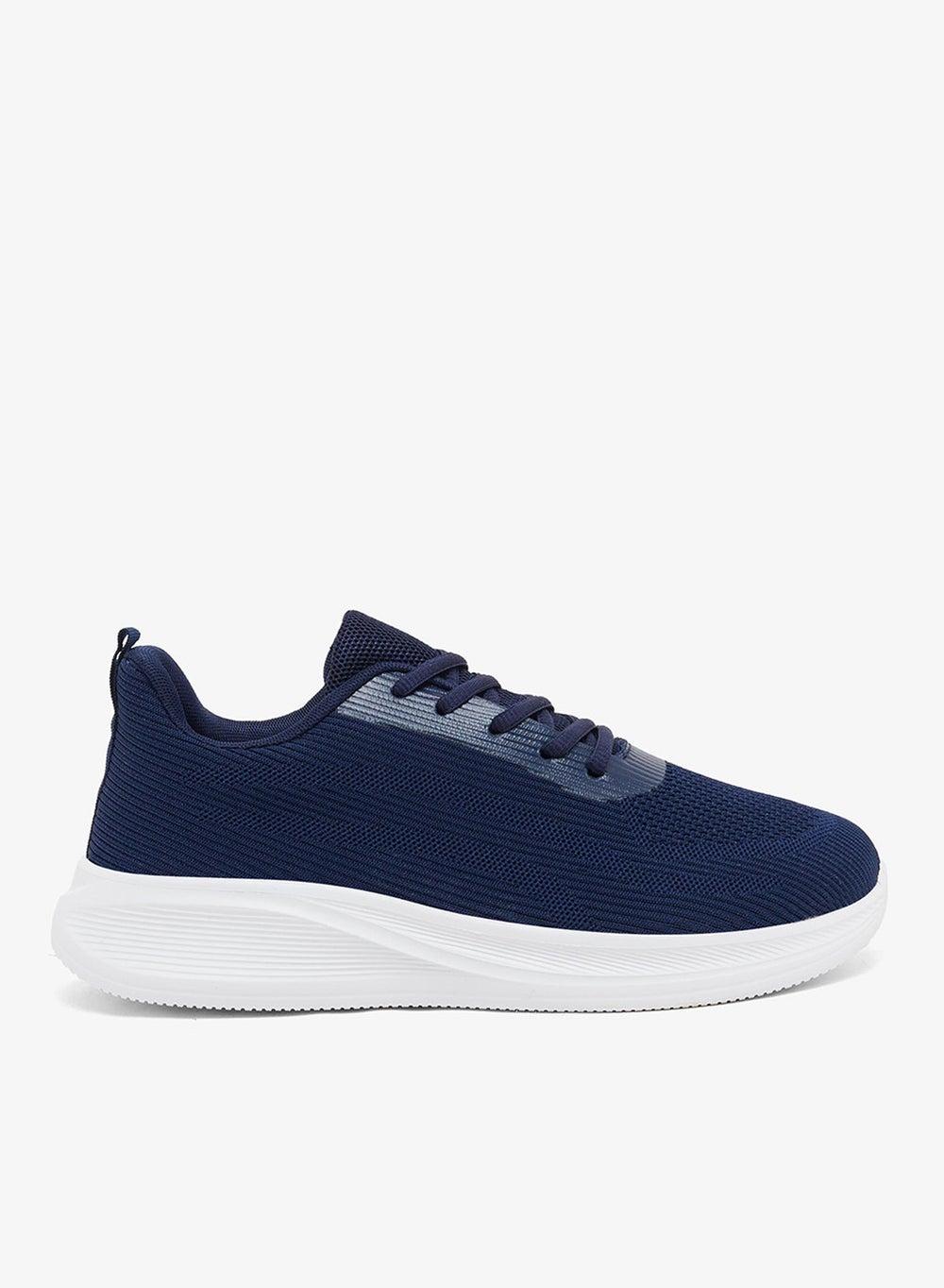 Ti985 Navy Low-Top Casual Comfort Sneakers for Men - Image 1