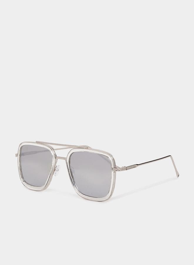 Styli Chic Slim Frame Square Sunglasses for Women - Image 1