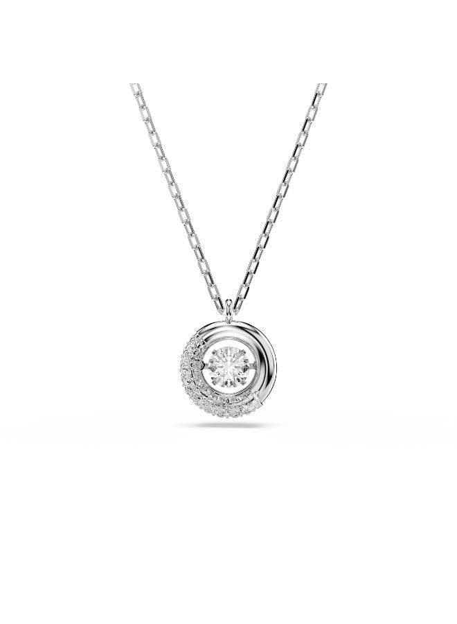 SWAROVSKI Dextera Elegance Long Necklace - Rhodium Plated - Image 1