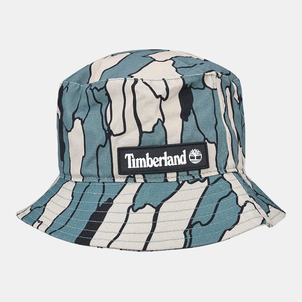Timberland Bark Camo Bucket Hat: Stylish Comfort & Durability - Image 1