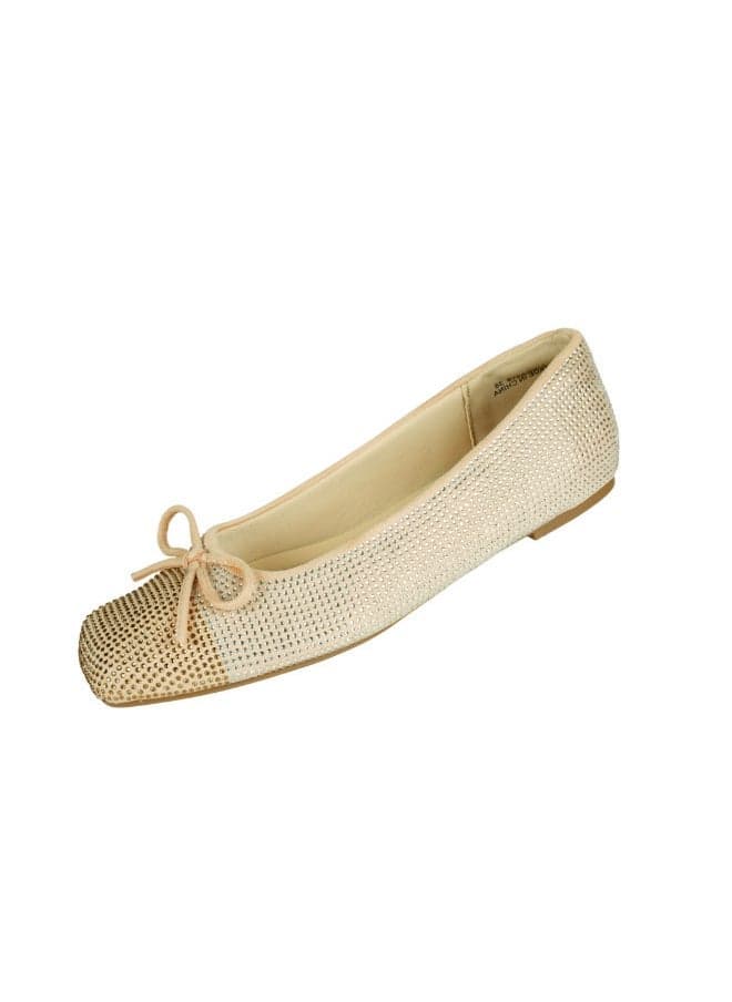 Michelle Morgan 092-2694 Rose Gold Casual Ballerina Flats - Image 1
