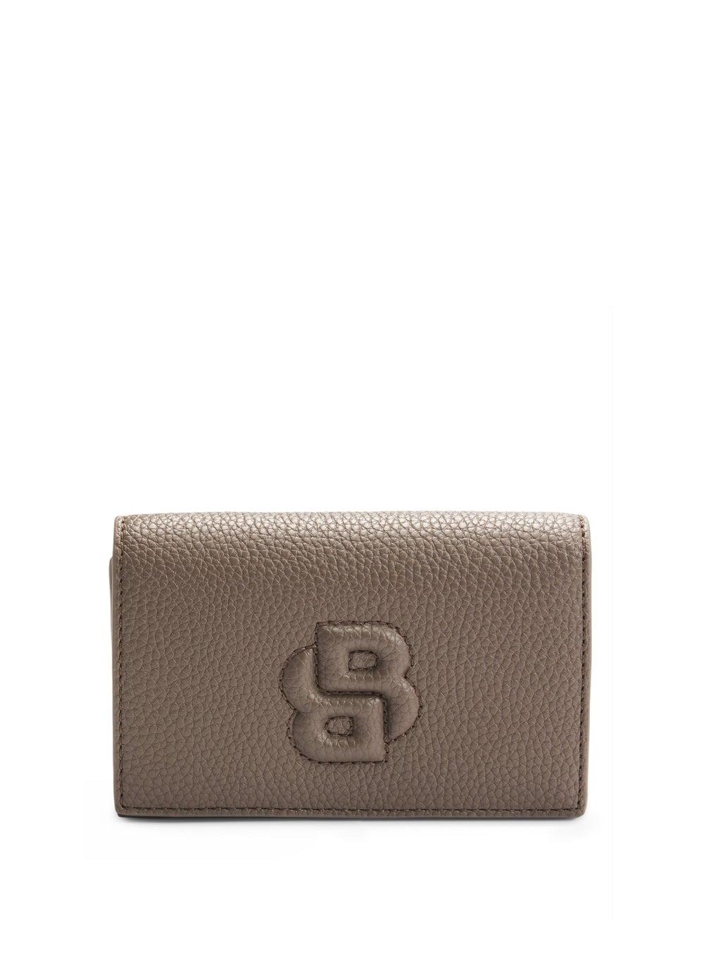 BOSS Elegant Women's Small Grained Double B Monogram Wallet - Image 1