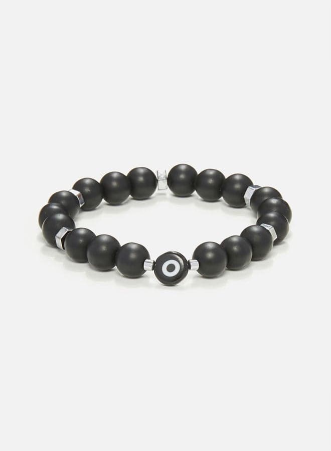 CHRYSOSTOMOS Men's Handcrafted Beaded Bracelet with Modern Edge - Image 1