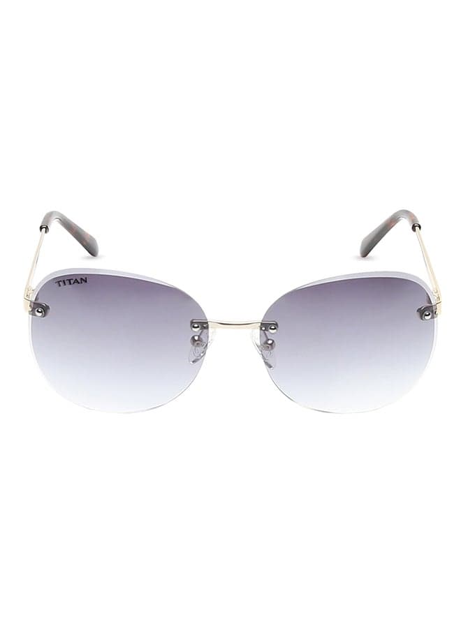 TITAN Gold Bugeye Elegance: Sunglasses Designed for Women - Image 1