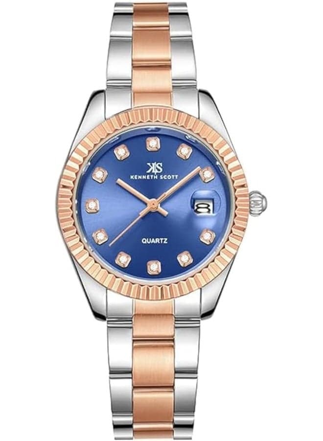 KENNETH SCOTT K23546-KBKN Timeless Elegance Analog Watch - Image 1