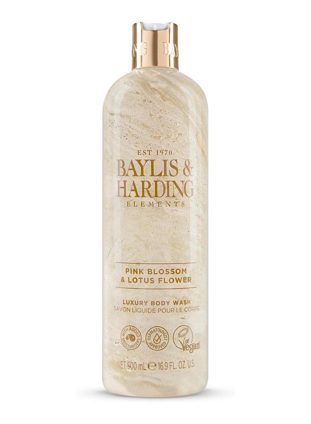 Baylis & Harding Pink Blossom & Lotus Flower Body Wash 500 ml - Image 1