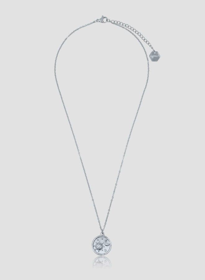 Lady Mauve SILVER HARMONY Necklace – Elegant Hypoallergenic Accessory - Image 1