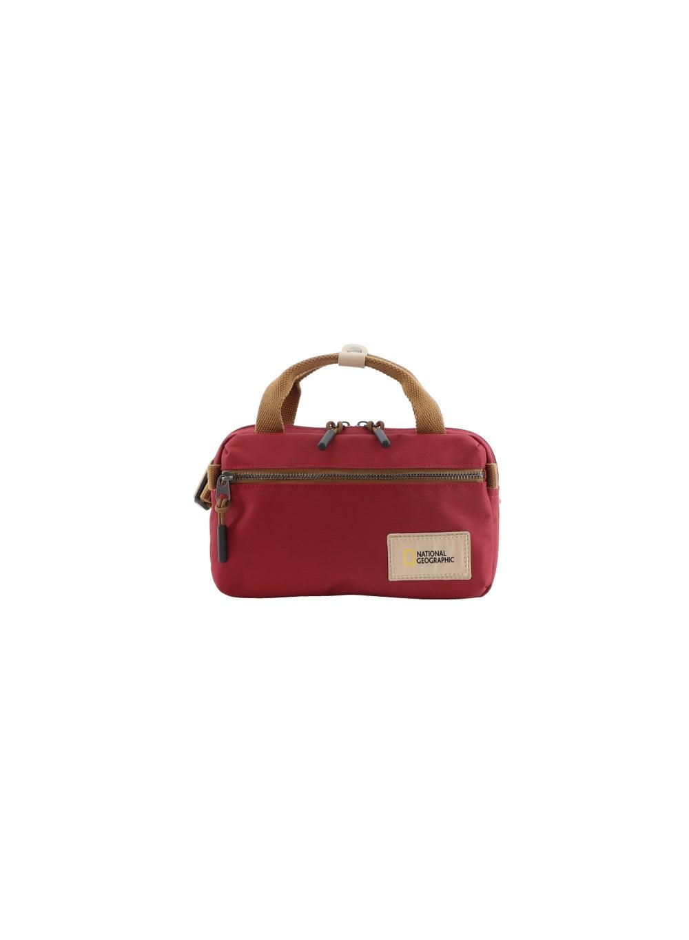 NATIONAL GEOGRAPHIC Legend Mini Utility Crossover Bag in Maroon - Image 1