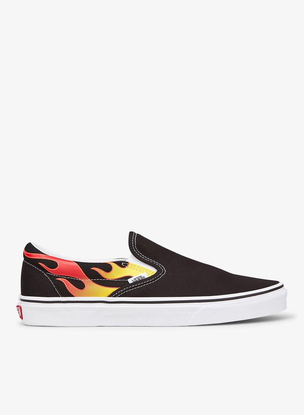 Flames Slip-On Skate Shoe - Bold and Timeless - Image 1
