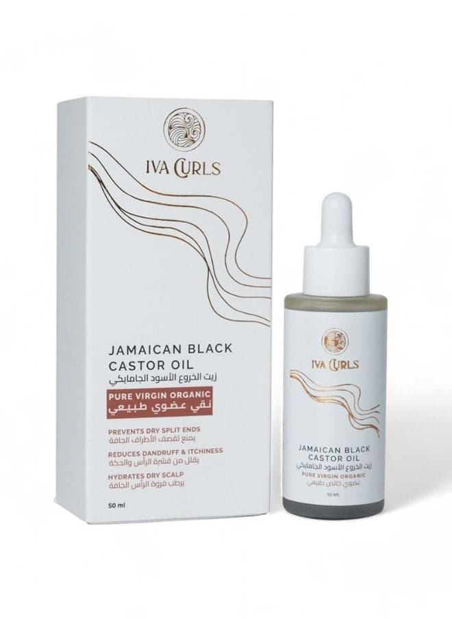 Iva Curls Premium Jamaican Black Castor Seed Oil 50ml - Image 1