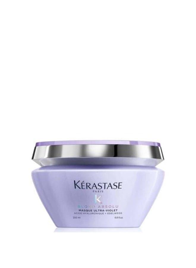 Blond Absolu Ultra-Violet Hair Mask 200ml - Transform Blonde Tones - Image 1