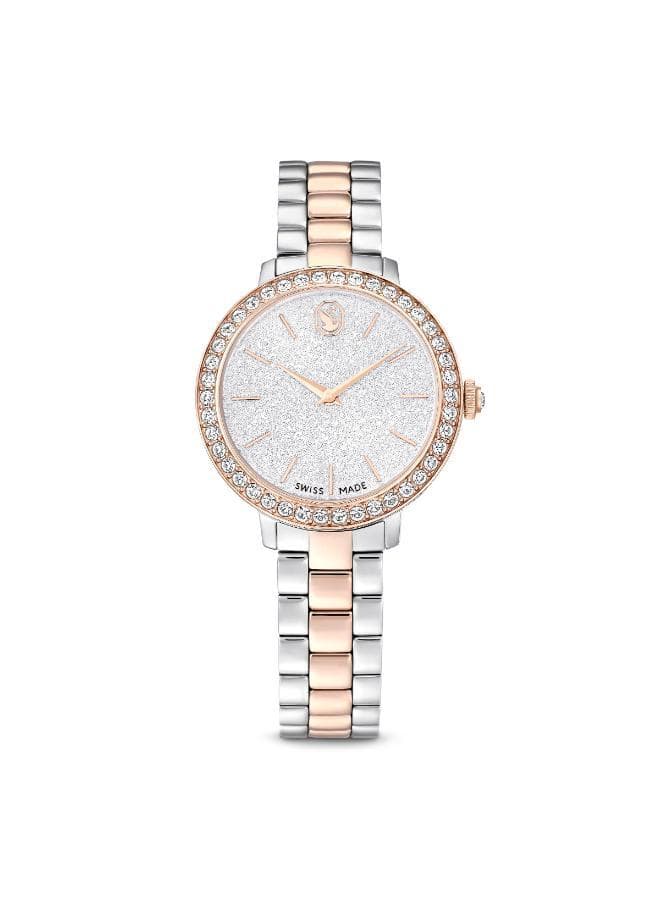SWAROVSKI Matrix 3 Rose Gold & Crystal Elegance Watch - Image 1