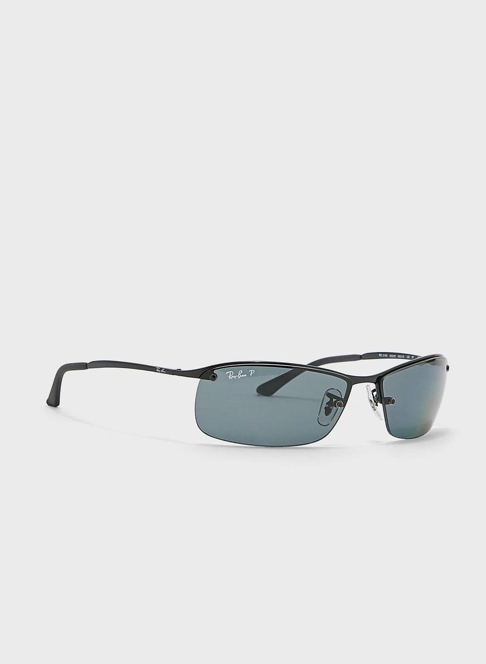 Ray-Ban RB3183 Men's Sleek Rectangle Sunglasses - Image 1