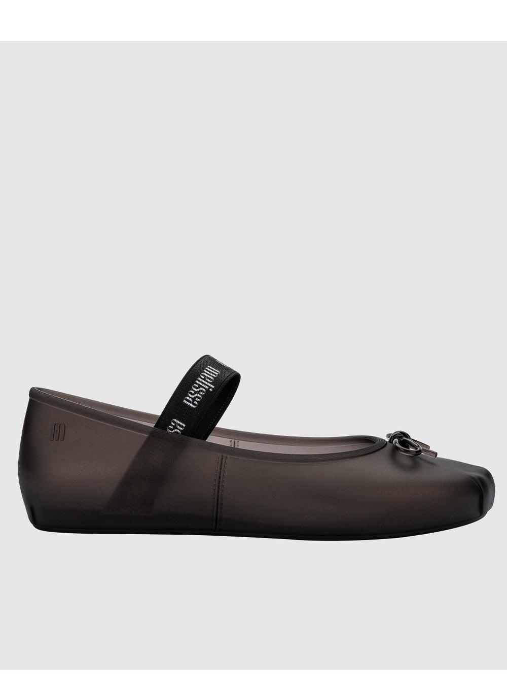 MELISSA SOPHIE AD: Pearlescent Black Ballerinas - Image 1