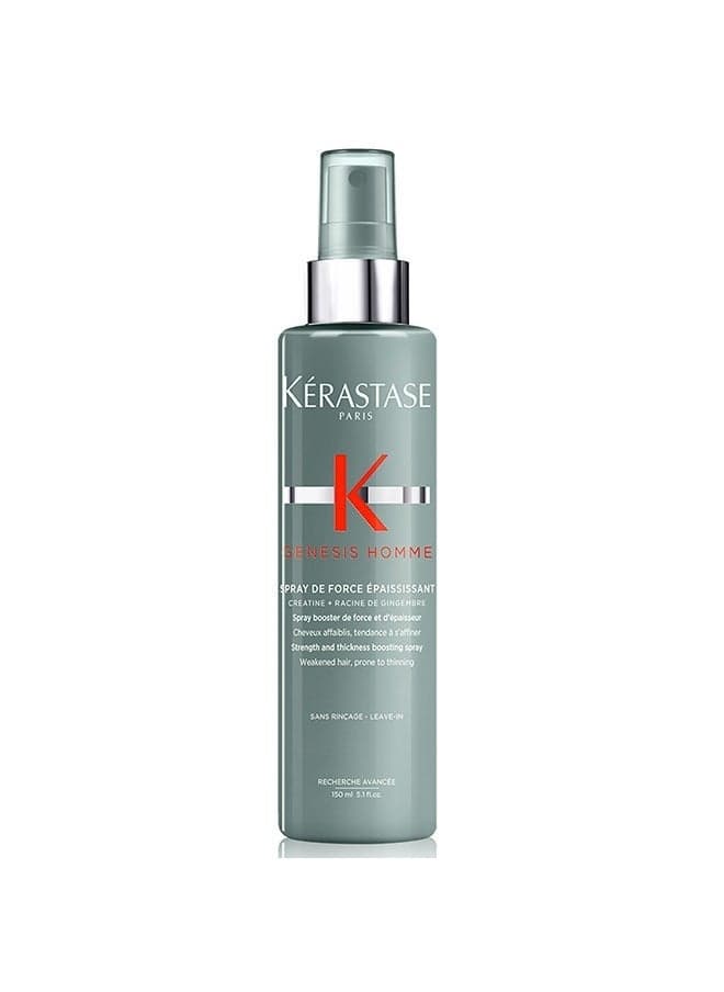 Genesis Homme Fortifying Spray 150ml - Thicker Hair Boost - Image 1