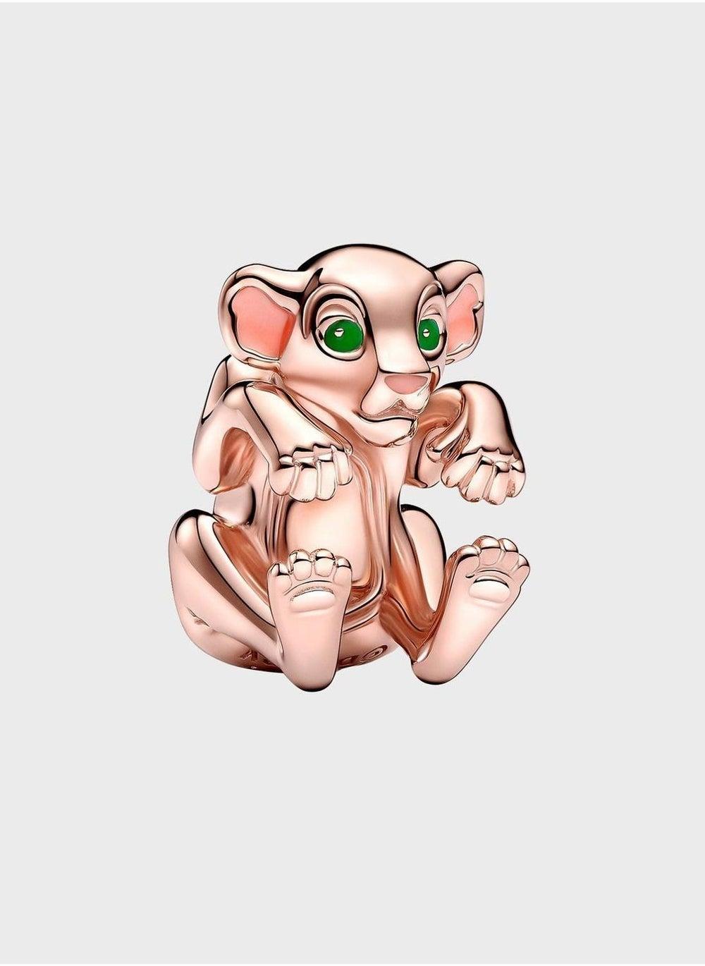 PANDORA Disney Lion King Nala Charm in 14k Rose Gold - Image 1